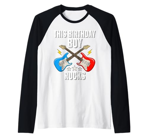 3. Geburtstag Rockmusik Geburtstag Junge Musiker Party Kinder Raglan 3. Geburtstag Rockmusik Geburtstag Junge Musiker Party Kinder Raglan von Rock Music Birthday Ideas, Guitar Birthday Wear