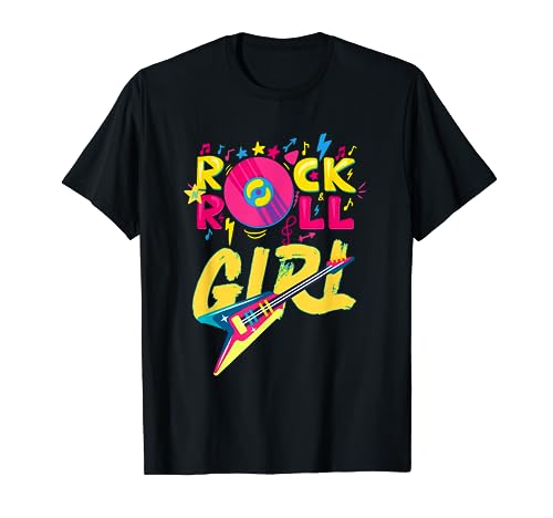 Rock'n'Roll-Mädchen T-Shirt von Rock N Roll Girl Halloween Costumes