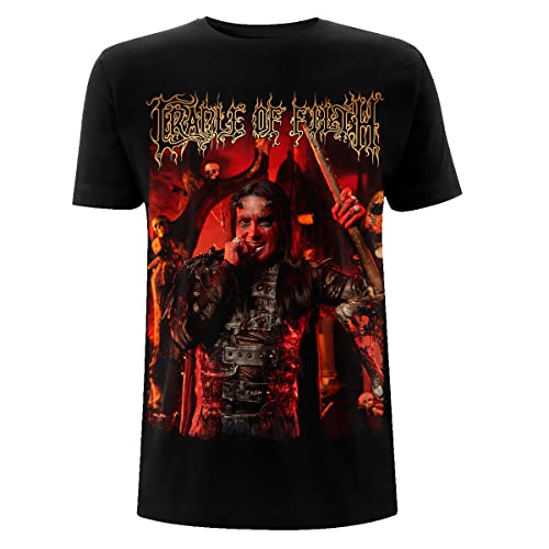 Cradle of Filth Bowels of Hell Black Heavy offiziell Männer T-Shirt Herren (Large) von Rock Off