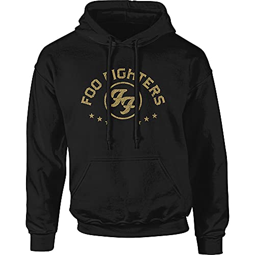 Rock Off FOO Fighters Arched Stars offiziell Männer Kapuzenpullover (Medium) von Rock Off