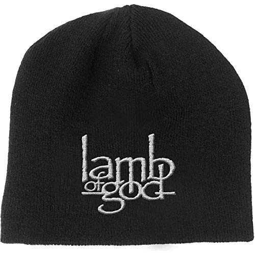 Rock Off Lamb of God Logo Offiziell Strickmützen von Rock Off