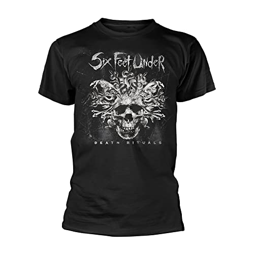 Six Feet Under Death Rituals offiziell Männer T-Shirt Herren (Large) von Rock Off