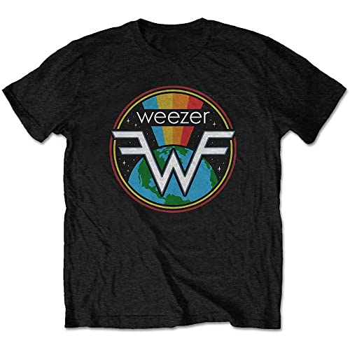 Weezer Symbol Logo Black offiziell Männer T-Shirt Herren (XX-Large) von Rock Off