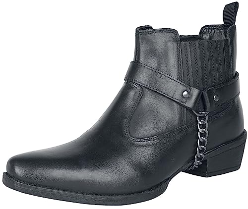 Rock Rebel by EMP Damen schwarze Bikerboots mit Ketten-Detail EU41 von Rock Rebel by EMP