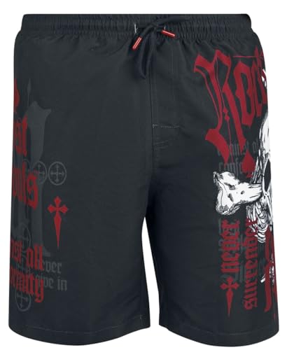 Rock Rebel by EMP Herren Schwarze Badehose mit Klettverschluss-Gesäßtasche XL Rock Rebel by EMP Herren Schwarze Badehose mit Klettverschluss-Gesäßtasche XL von Rock Rebel by EMP