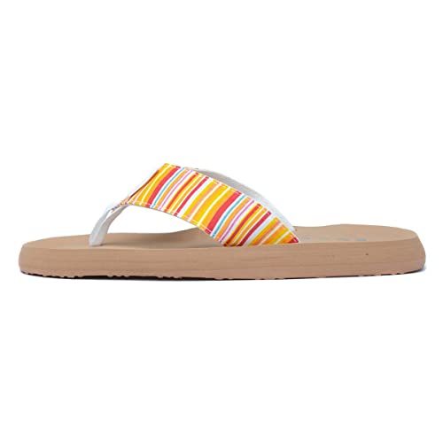 Rocket Dog Damen Adios Flip Flops, Orange gestreift, 36 EU von Rocket Dog