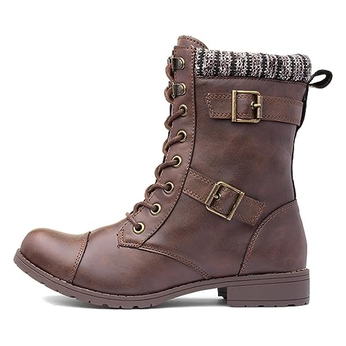 Rocket Dog Damen Billie Combat Boots, braun, 40 EU von Rocket Dog