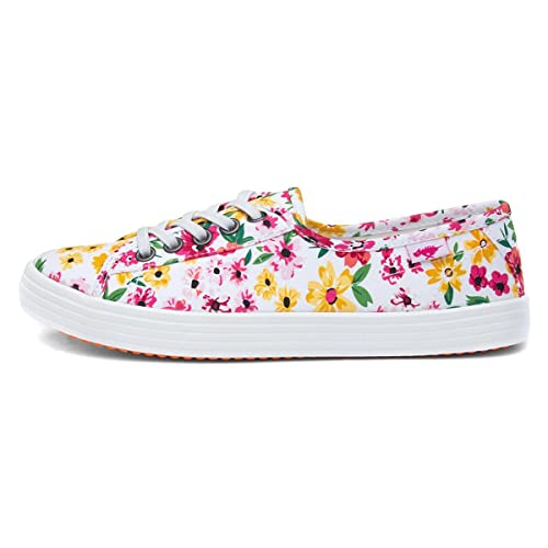 Rocket Dog Damen Chow Sneaker, Weiß/Blumen, 38 EU Rocket Dog Damen Chow Sneaker, Weiß/Blumen, 38 EU von Rocket Dog