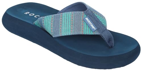 Rocket Dog Damen-Flip-Flop, Blau, 41 EU von Rocket Dog