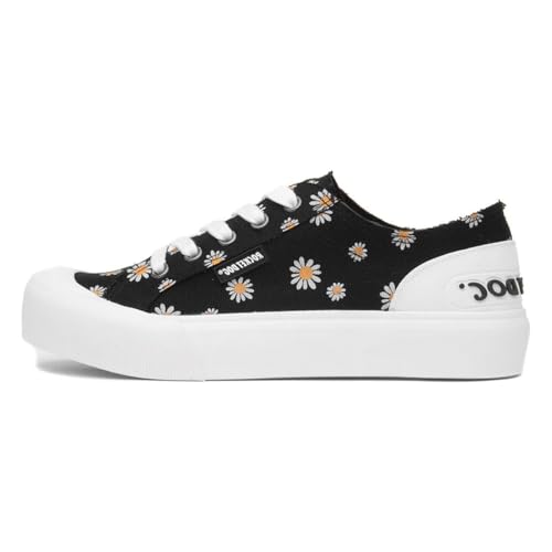 Rocket Dog Damen Jazzin Plus Sneaker, Schwarz mit Gänseblümchen, 36 EU Rocket Dog Damen Jazzin Plus Sneaker, Schwarz mit Gänseblümchen, 36 EU von Rocket Dog