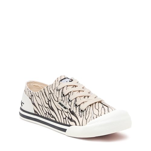 Rocket Dog Damen Jazzin Sneaker, Ecru Black, 39 EU Rocket Dog Damen Jazzin Sneaker, Ecru Black, 39 EU von Rocket Dog