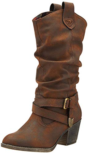 Rocket Dog Damen Sidestep Cowboystiefel, Braun (Brown Graham Brown Graham), 41 EU von Rocket Dog