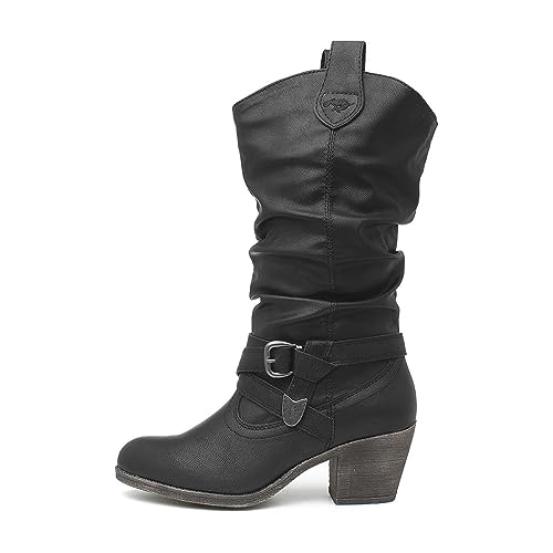 Rocket Dog Damen Sidestep Cowboystiefel, Schwarz Schwarz, 36 EU Rocket Dog Damen Sidestep Cowboystiefel, Schwarz Schwarz, 36 EU von Rocket Dog
