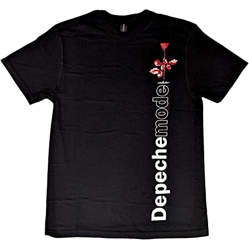 Depeche Mode Violator Side Rose offiziell Männer T-Shirt Herren (Large) von Rock Off