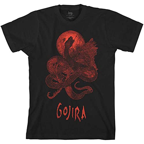 Gojira Serpent Moon offiziell Männer T-Shirt Herren (XX-Large) von Rock Off