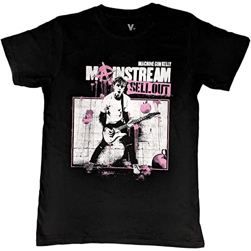 Machine Gun Kelly Digital Cover offiziell Männer T-Shirt Herren (Large) von Rock Off