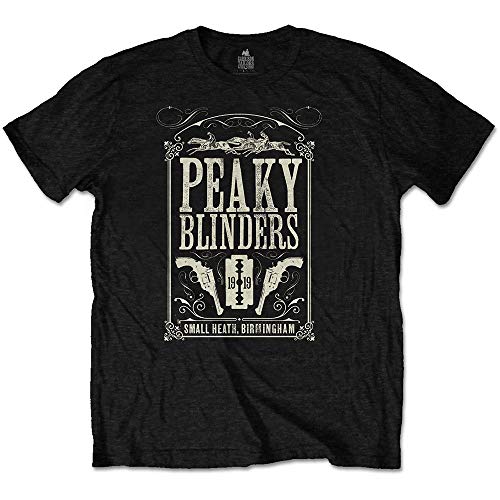 Peaky Blinders Soundtrack offiziell Männer T-Shirt Herren (Medium) von Rock Off