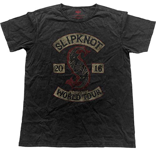 Slipknot Patched-Up Vintage offiziell Männer T-Shirt Herren (Medium) von Rock Off