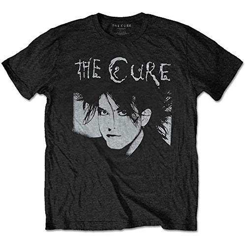 The Cure Robert Illustration offiziell Männer T-Shirt Herren (Large) von Rock Off