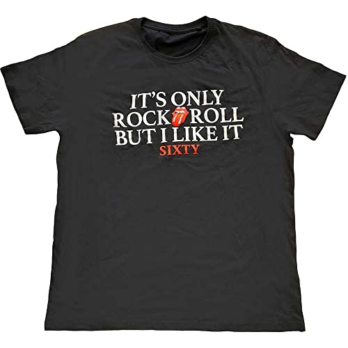 The Rolling Stones Sixty It's Only R&R offiziell Männer T-Shirt Herren (Large) von Rock Off