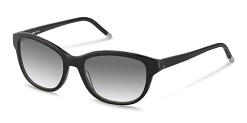 Rodenstock Sonnenbrille R7407 Rechteckig Sonnenbrille 57, Schwarz von Rodenstock