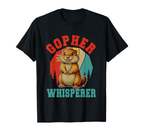 Vintage Retro Gopher Funny Whisperer Cute Rodent Lover Kids T-Shirt Vintage Retro Gopher Funny Whisperer Cute Rodent Lover Kids T-Shirt von Rodent Vacations Costume