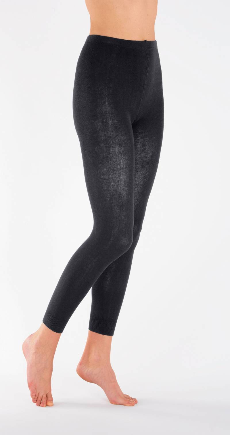 Sieh an! Damen Thermo-Leggings, schwarz von Rogo