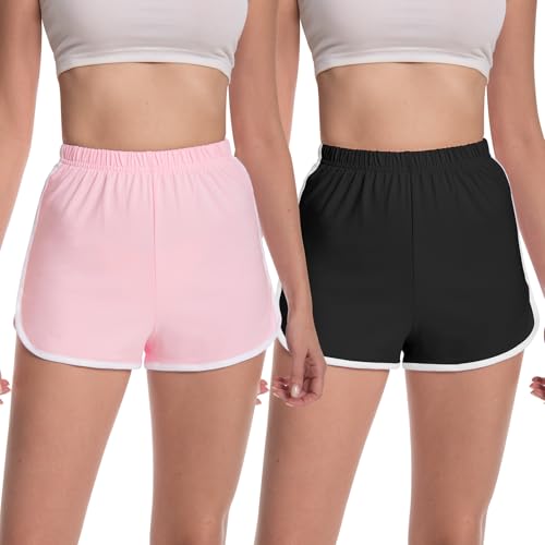 Rolcoassuns 2 Pack Damen Yoga Gym Tanz Kurze Sport Casual Kurz Sporthose Trainingshose Sportshorts Women Laufshorts Rolcoassuns 2 Pack Damen Yoga Gym Tanz Kurze Sport Casual Kurz Sporthose Trainingshose Sportshorts Women Laufshorts von Rolcoassuns