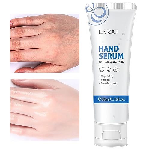 Hyaluronsäure-Handpflegeessenz | 1,7oz Handpflegecreme, Produkte, Seren und Pflegeessenz - Feuchtigkeitsspendende und feuchtigkeitsspendende Handpflegeprodukte für trockene Handhaut von Rolempon