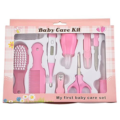 Babypflegeset, RoseFlower 10 teilige Baby Pflegeset Erstausstattung für Neugeborene - Babywanne Baby Grooming Kit Kinderbetreuungsset für Neugeborene Säugling Kleinkinder Gesundheitswesen & Pflege von RoseFlower