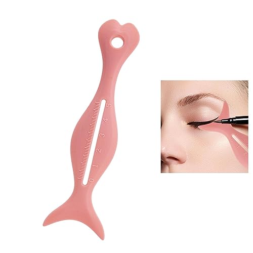 Eyeliner-Schablonen - Silikon-Eyeliner-Werkzeug für Augenflügel,Tragbare, leichte Make-up-Schablone für Teenager, Erwachsene, Frauen, Frauen, Mädchen Rosixehird von Rosixehird