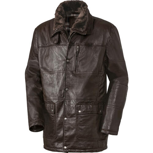 Ross & Cole Herren Lederjacke lang von Ross & Cole