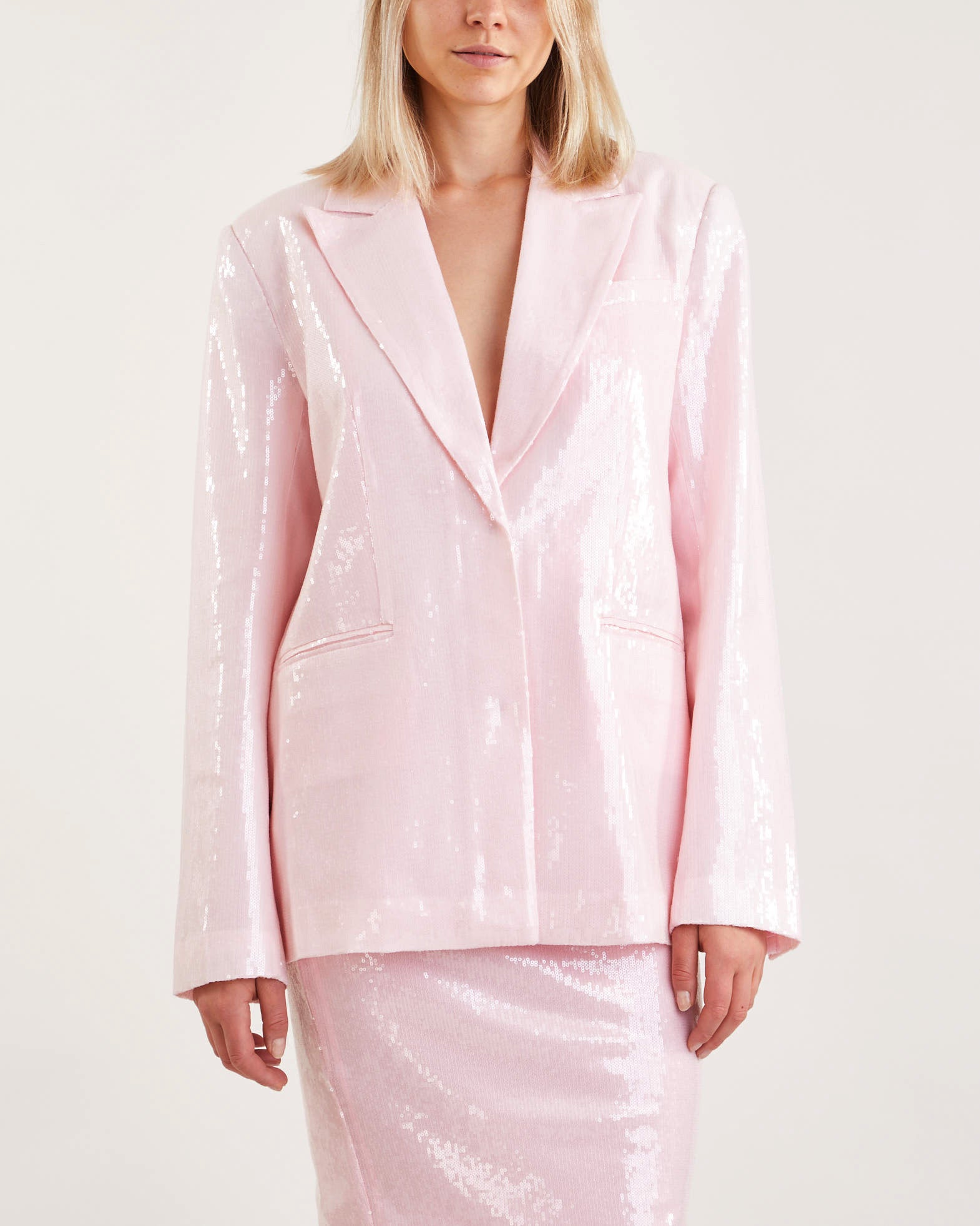 Rotate Blazer Sequin Pink von Rotate