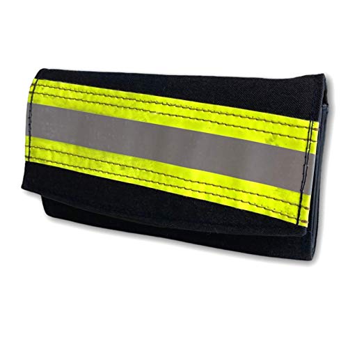 Feuerwehr Damen Geldbörse / GB-Dam-Navy / Portemonnaie Geldtasche Portjuchhe Brieftasche Geldbeutel / 17,0 x 9,5 x 3,5 cm / Original Roter Hahn 112 / aus gebrauchter Feuerwehrkleidung von Roter Hahn 112