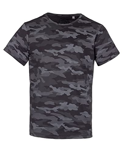 Roughtex Camo T-Shirt Herren Baumwolle Army BW Camouflage Tarnmuster Dark Camo XXL von Roughtex