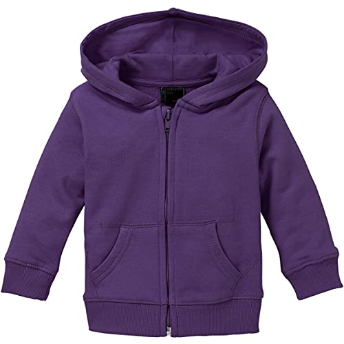 Roughtex Baby Zip Hoodie Kapuzenjacke Sweatshirt 100% Baumwolle Lila 68/74 von Roughtex