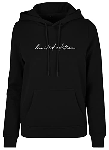 Roughtex Unisex Basic Hoodie mit Spruch-Aufdruck Limited Edition Kapuzenpullover für Damen und Herren Schwarz XL von Roughtex