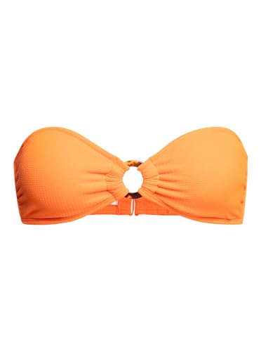 Roxy Color Jam - Bandeau Bikini Top for Women - Bandeau-Bikinioberteil - Frauen - XL - Orange. von Roxy