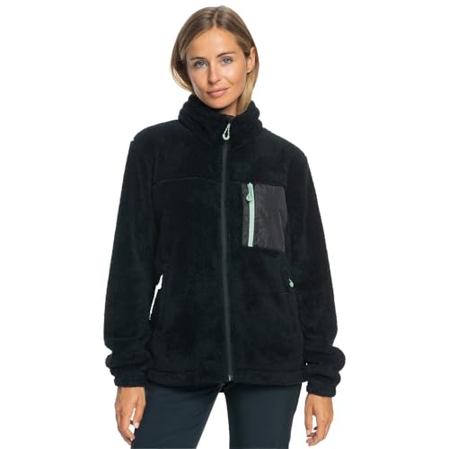 Roxy Damen Alabama Full Zip Fleece, schwarzes, S von Roxy