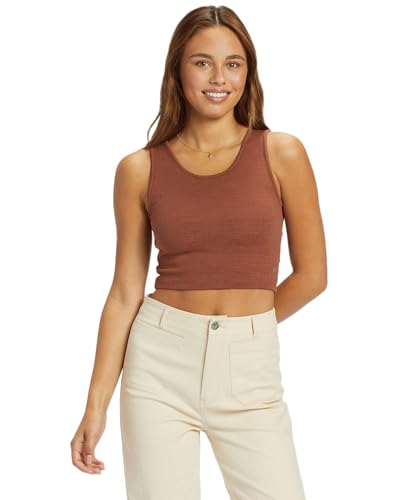 Roxy Good Keepsake Cropped-Tanktop für Damen, Root Beer 241, X-Klein von Roxy