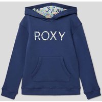 Roxy Hoodie mit Label-Print Modell 'HOPE YOU TRUST' in Blau, Größe 152 von Roxy