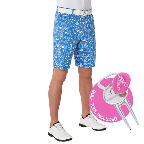 Royal & Awesome Golfshorts für Herren, Golf-Shorts, lustige Golf-Shorts für Herren, Herren-Shorts, maßgeschneiderte Shorts, Best Laid Plans, 48 von Royal & Awesome