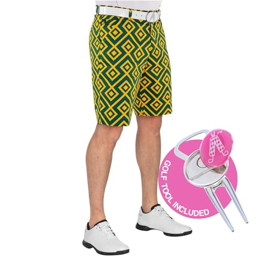 Royal & Awesome Herren Golf Shorts - Amazeballs von Royal & Awesome