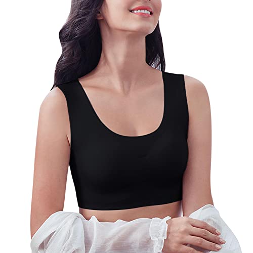 BH Grosse Grössen Damen Beauty Back Seamless Unterwäsche No Steel Ring Sports Gather Vest Large Size Dünner stoßfester Schlaf-BH Für Schlafen von Rpporm