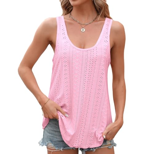 Sale Damen Sommer Sommer Must Haves Tank Top Damen XXL Unterziehrolli Damen Aermellos Hawaii Top Damen T Shirt Unterhemd Top Spaghettiträger Damen Locker von Rpporm