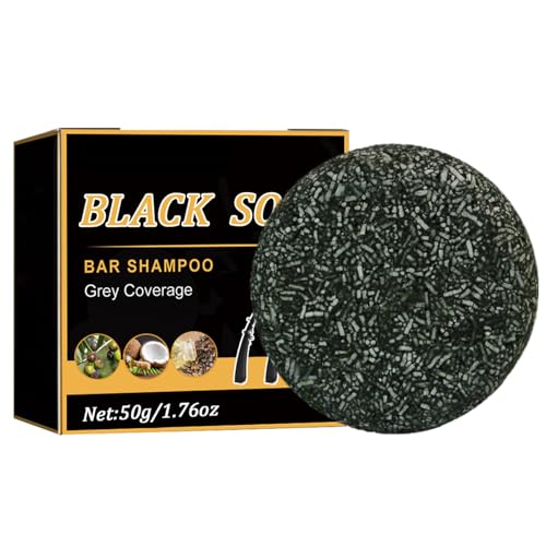 Shampoo, umgekehrtes graues Haar, graue Seife für Männer und Frauen, sanft und pflegend, einfach und praktisch, 50 g, für natürliche Farbverbesserung Shampoo, umgekehrtes graues Haar, graue Seife für Männer und Frauen, sanft und pflegend, einfach und praktisch, 50 g, für natürliche Farbverbesserung von Rproonay