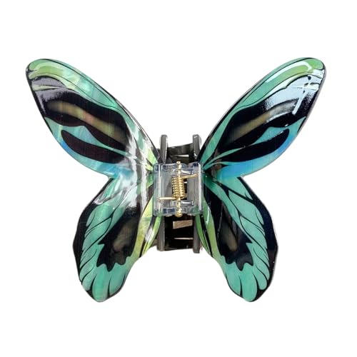 Bunte Schmetterlings-Haarspange, elegante Damen-Haarspange, Federklemme, Kopfbedeckung, Temperament-Haarspange Bunte Schmetterlings-Haarspange, elegante Damen-Haarspange, Federklemme, Kopfbedeckung, Temperament-Haarspange von Ruarby