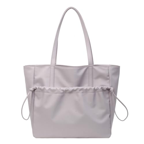 Ruarby 2024 Umhängetaschen Große Kapazität Einkaufstasche Handtasche Nylon Tasche für Frauen Mädchen Büchertasche, violett von Ruarby