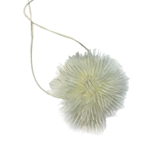 Ruarby Halskette mit 3D-Blumen-Anhänger, künstliches Schlüsselbein, modische Blumen-Blüte, Choker für Hochzeit, Party, Schmuck, Wie beschrieben von Ruarby