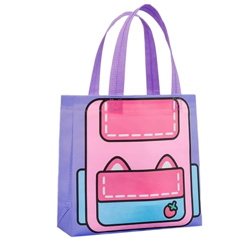 Ruarby Süße Tasche, Dopamin, Handtasche für Kinder, Einkaufstasche, Urlaub, Festival, Geschenktasche, vielseitige Verpackungstasche, rose von Ruarby